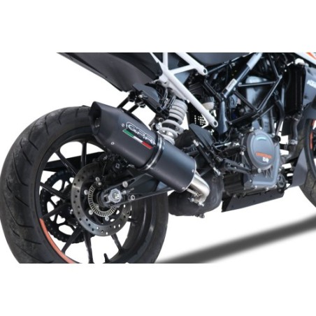 Scarico GPR Furore Evo4 Nero per KTM Duke 250 dal 2021 al 2023 omologato