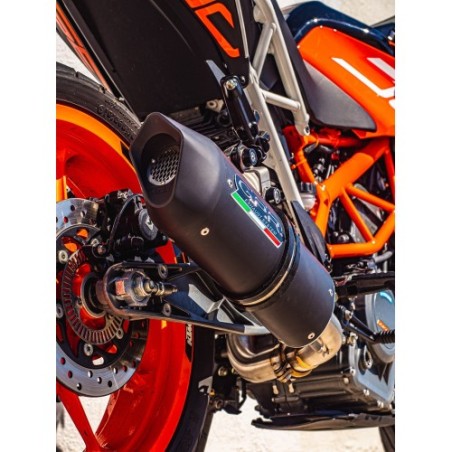 Scarico GPR Furore Evo4 Nero per KTM Duke 390 dal 2017 al 2020 omologato
