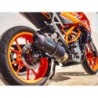 Scarico GPR Furore Evo4 Nero per KTM Duke 390 dal 2017 al 2020 omologato