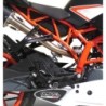 Scarico GPR Furore Evo4 Nero per KTM Duke 390 dal 2017 al 2020 omologato