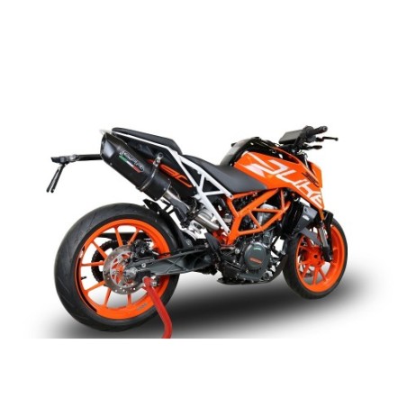 Scarico GPR Furore Evo4 Nero per KTM Rc 390 dal 2017 al 2020 omologato