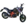 Scarico GPR Furore Evo4 Nero per KTM Duke 690 dal 2017 al 2020 omologato
