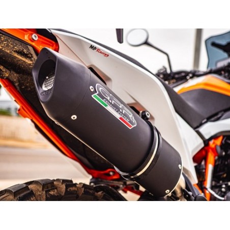 Scarico GPR Furore Evo4 Nero per KTM Adventure 890 dal 2021 al 2024 omologato
