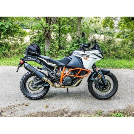 Scarico GPR Furore Evo4 Nero per KTM Lc 8 Adventure 1090 dal 2017 al 2020 omologato