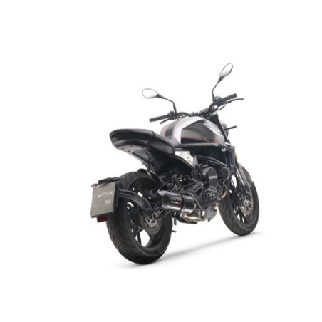 Scarico GPR Furore Evo4 Nero per Moto Morini Seiemmezzo Scr dal 2022 al 2024 omologato