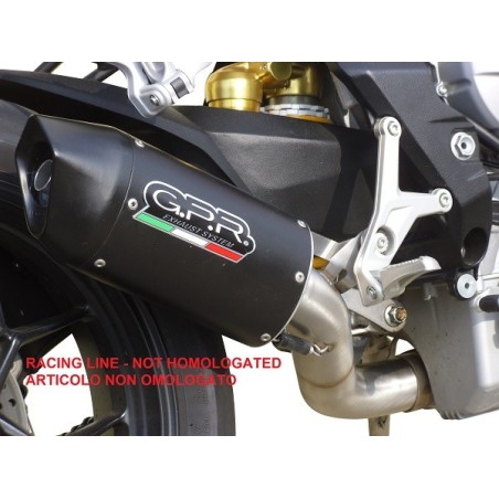 Scarico GPR Furore Evo4 Nero per Mv Agusta Brutale 800 dal 2017 al 2020 omologato