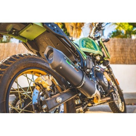 Scarico GPR Furore Evo4 Nero per Royal Enfield Himalayan 410 DIAM 42.5 dal 2017 al 2020 omologato