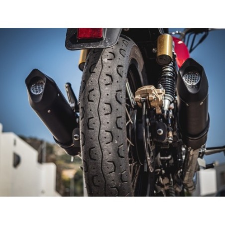 Scarico GPR Furore Evo4 Nero per Royal Enfield Interceptor 650 dal 2021 al 2025 omologato