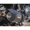 Scarico GPR Furore Evo4 Nero per Royal Enfield Interceptor 650 dal 2021 al 2025 omologato