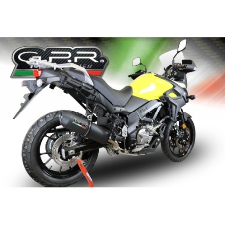 Scarico GPR Furore Evo4 Nero per SUZUKI V-Strom 650 dal 2021 al 2025 omologato