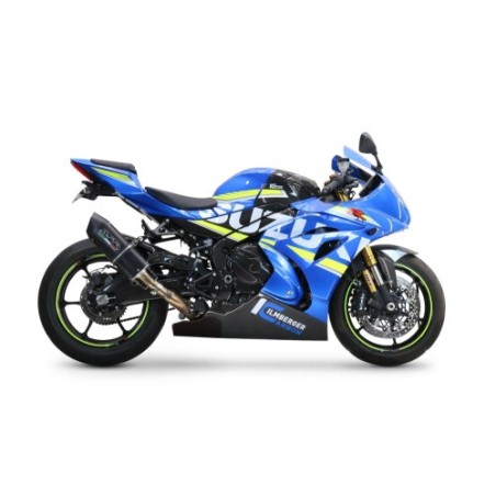 Scarico GPR Furore Evo4 Nero per SUZUKI Gsx-R 1000 - 1000 R dal 2017 al 2020 omologato