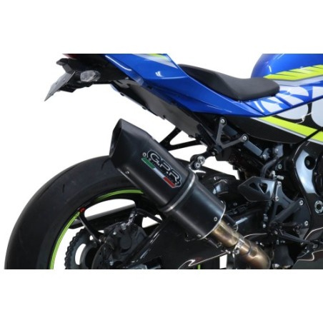 Scarico GPR Furore Evo4 Nero per SUZUKI Gsx-R 1000 - 1000 R dal 2017 al 2020 omologato