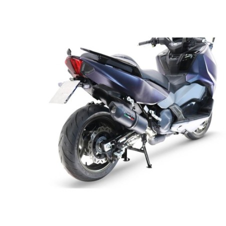Scarico GPR Furore Evo4 Nero per Sym Maxsym TL 508 dal 2021 al 2024 omologato