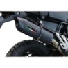 Scarico GPR Furore Evo4 Nero per Triumph Tiger 850 dal 2020 al 2024 omologato