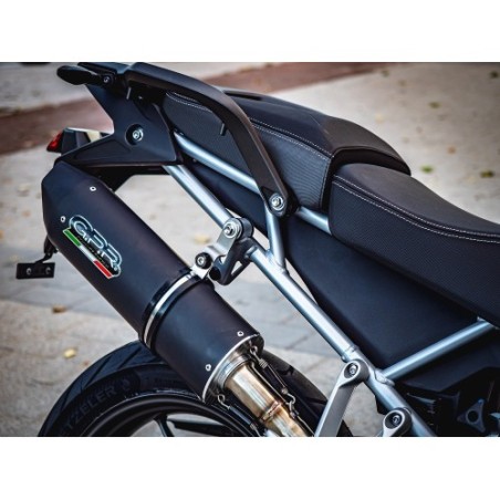 Scarico GPR Furore Evo4 Nero per Triumph Tiger 850 dal 2020 al 2024 omologato