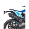 Scarico GPR Furore Evo4 Nero per UM Motorcycles Dsr SM - EX 125 dal 2021 al 2023 omologato