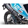 Scarico GPR Furore Evo4 Nero per UM Motorcycles Dsr SM - EX 125 dal 2021 al 2023 omologato