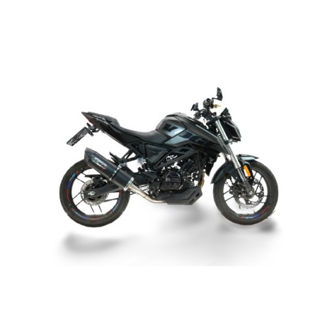 Scarico GPR Furore Evo4 Nero per Voge Brivido R125 dal 2025 al 2026 omologato