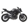 Scarico GPR Furore Evo4 Nero per YAMAHA Mt 125 dal 2017 al 2019 omologato