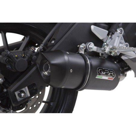 Scarico GPR Furore Evo4 Nero per YAMAHA Mt 125 dal 2017 al 2019 omologato