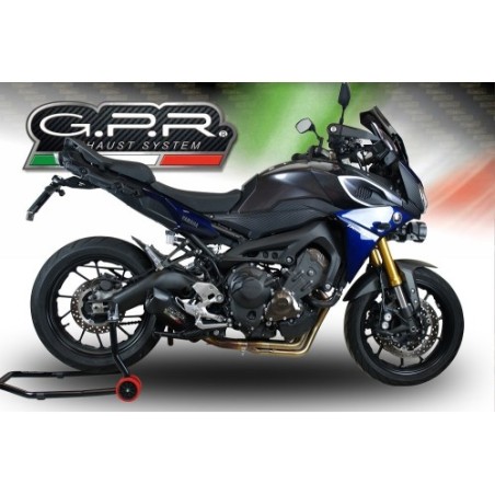 Scarico GPR Furore Evo4 Nero per YAMAHA Tracer 900 GT dal 2018 al 2020 omologato