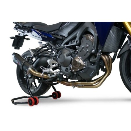 Scarico GPR Furore Evo4 Nero per YAMAHA Tracer 9 dal 2021 al 2024 omologato