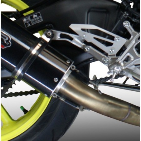 Scarico GPR Furore Evo4 Nero per YAMAHA Mt-10 dal 2016 al 2024 omologato