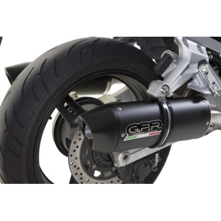 Scarico GPR Furore Evo4 Nero per YAMAHA Fjr 1300 dal 2017 al 2020 omologato