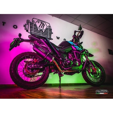 Scarico GPR Furore Evo4 Nero per Zontes Gk 125 dal 2022 al 2024 omologato
