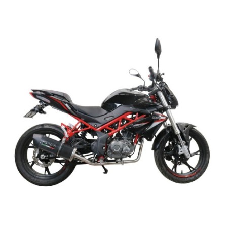 Scarico GPR Furore Evo4 Poppy per Benelli Bn 125 dal 2021 al 2024 omologato