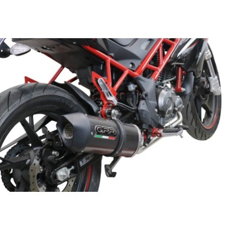 Scarico GPR Furore Evo4 Poppy per Benelli Bn 125 dal 2021 al 2024 omologato