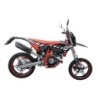 Scarico GPR Furore Evo4 Poppy per Beta RR 125 4T Enduro dal 2021 al 2024 omologato