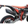 Scarico GPR Furore Evo4 Poppy per Beta RR 125 4T Enduro dal 2021 al 2024 omologato