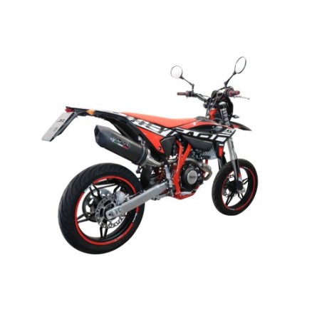 Scarico GPR Furore Evo4 Poppy per Beta RR 125 4T Enduro dal 2021 al 2024 omologato