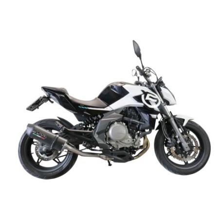 Scarico GPR Furore Evo4 Poppy per Cf Moto 650 Nk dal 2021 al 2024 omologato