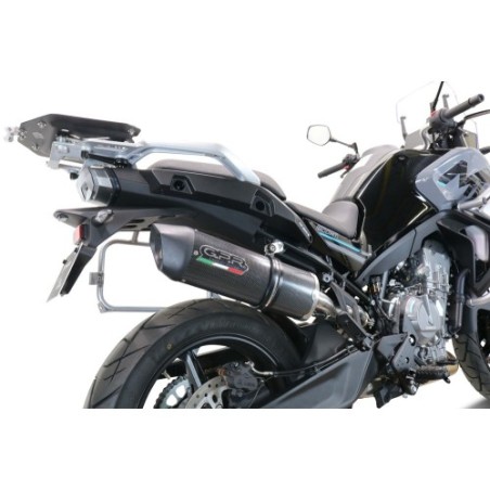 Scarico GPR Furore Evo4 Poppy per Cf Moto 800 Mt Sport dal 2022 al 2024 omologato