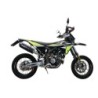 Scarico GPR Furore Evo4 Poppy per Fantic Motor XMF 125 dal 2021 al 2024 omologato