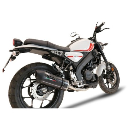 Scarico GPR Furore Evo4 Poppy per YAMAHA XSR 125 dal 2021 al 2025 omologato