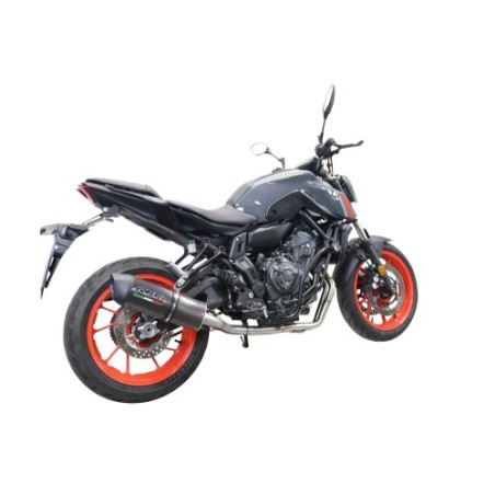 Scarico GPR Furore Evo4 Poppy per YAMAHA Mt-07 dal 2021 al 2024 omologato