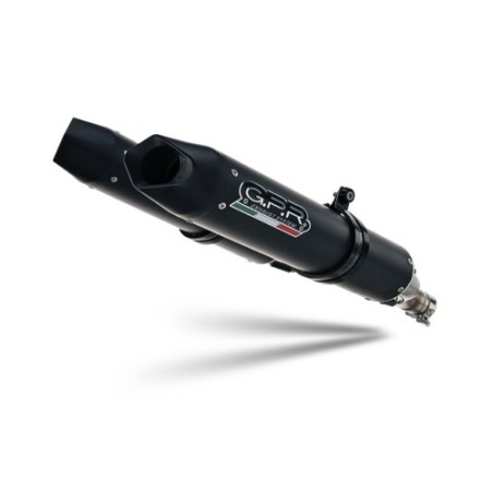 Scarico GPR Furore Nero per Aprilia Dorsoduro 750 dal 2008 al 2016 racing