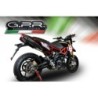Scarico GPR Furore Nero per Aprilia Shiver 750 Gt dal 2007 al 2016 omologato