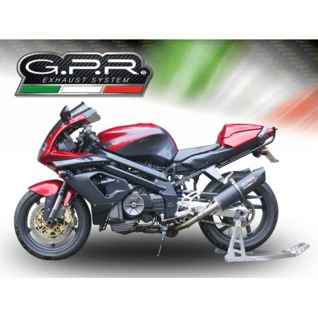 Scarico GPR Furore Nero per Aprilia Sl -Falco 1000 dal 2000 al 2004 omologato