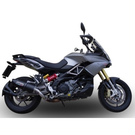 Scarico GPR Furore Nero per Aprilia Caponord 1200 dal 2013 al 2016 omologato