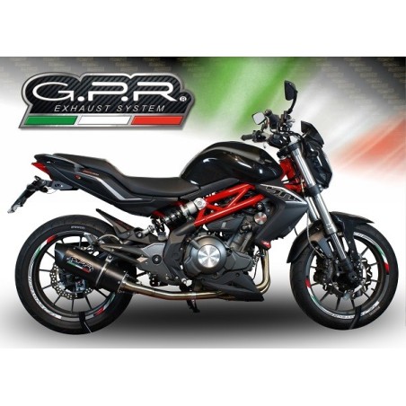 Scarico GPR Furore Nero per Benelli Bn 302 S dal 2015 al 2016 omologato