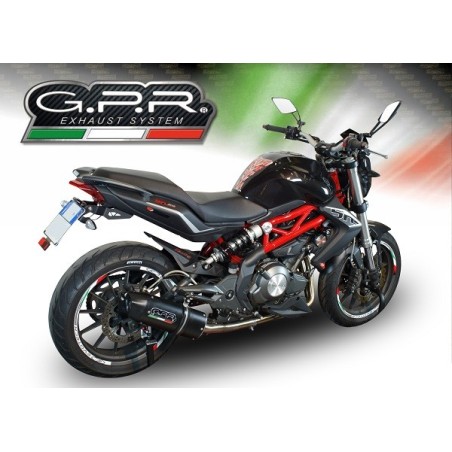 Scarico GPR Furore Nero per Benelli Bn 302 S dal 2015 al 2016 omologato