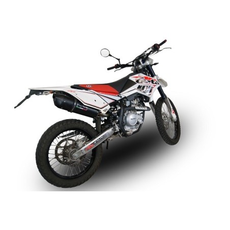 Scarico GPR Furore Nero per Beta RR 125 Enduro Lc 4t dal 2010 al 2018 omologato