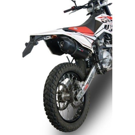 Scarico GPR Furore Nero per Beta RR 125 Enduro Lc 4t dal 2010 al 2018 omologato
