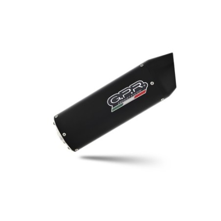 Scarico GPR Furore Nero per BMW F 650 Gs dal 2004 al 2013 omologato