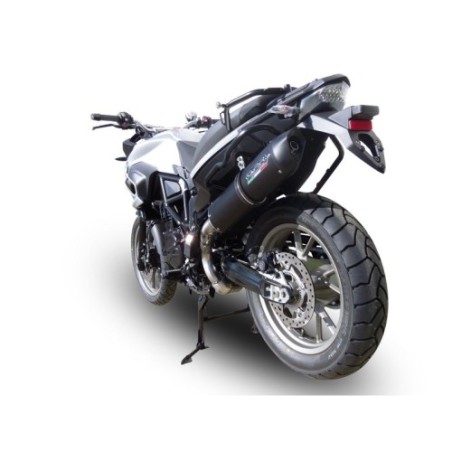 Scarico GPR Furore Nero per BMW F 700 Gs dal 2011 al 2015 omologato