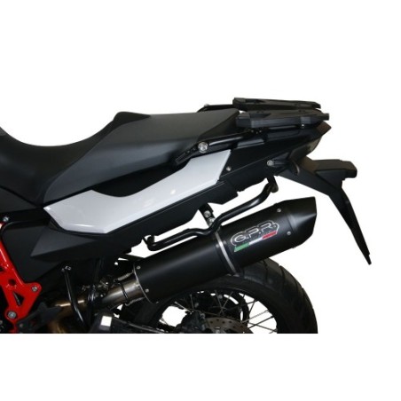 Scarico GPR Furore Nero per BMW F 800 Gs dal 2008 al 2015 omologato